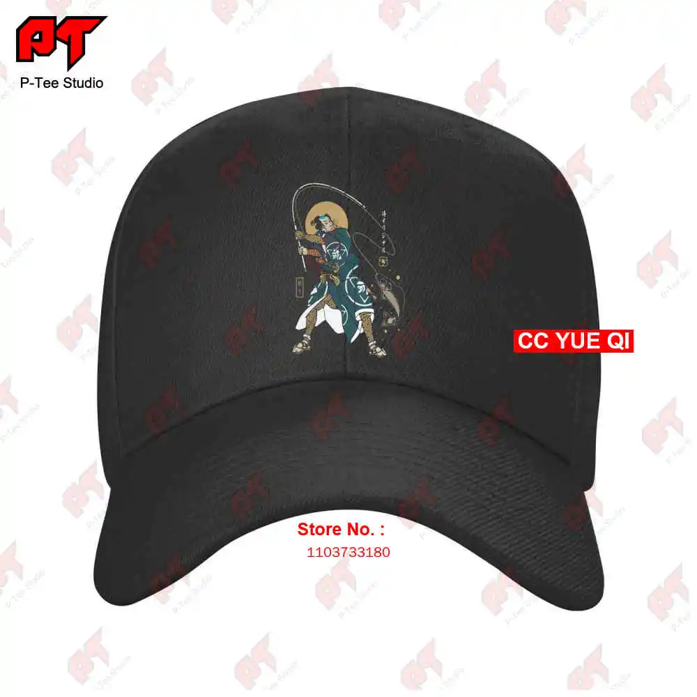 Fishing Samurai Kids Japanese Hobby Funny Baseball Caps Truck Cap D5LV