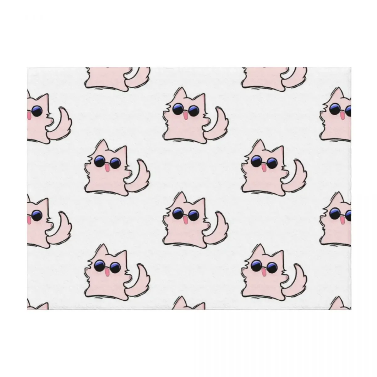 

GOJO CAT! Throw Blanket Sofa Thermal Cute Personalized Gift Blankets