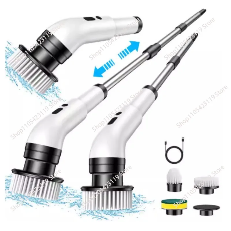 Electric Cleaning Brush Multi-function Fully Automatic Handheld Kitchen Wireless Floor Washing Pool Wiping Bathroom Brush