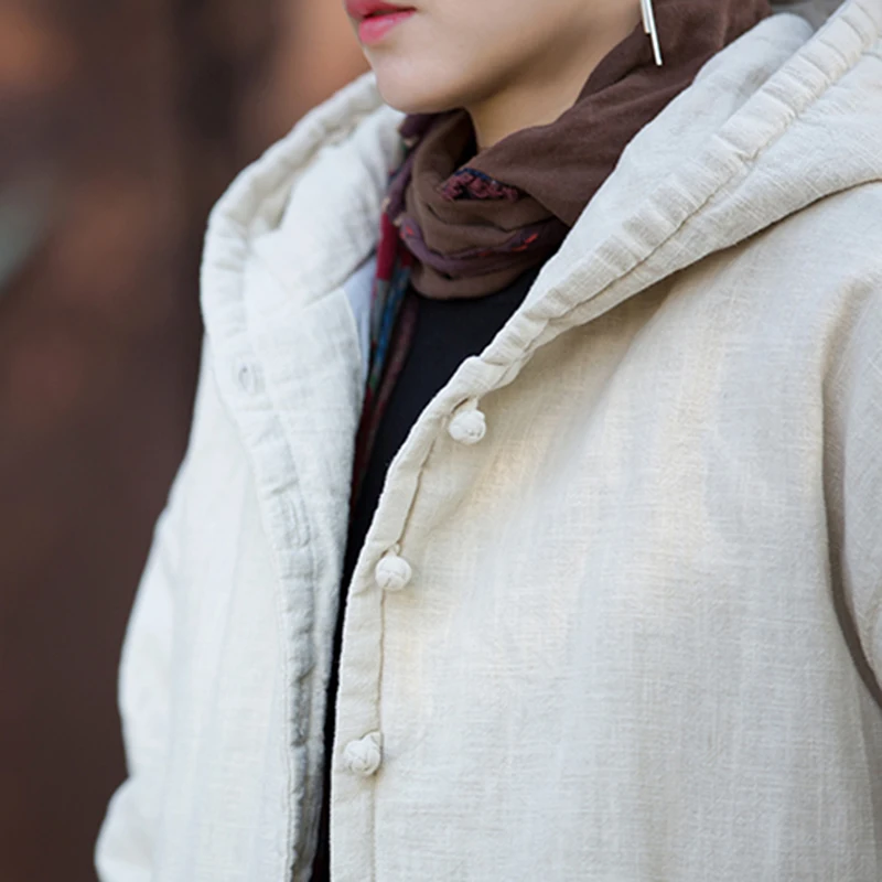 سترة شتوية نسائية 2025 دافئة مبطنة بالقطن عادية خمر سترة سميكة ملابس خارجية معطف الإناث مقاومة البرد #6