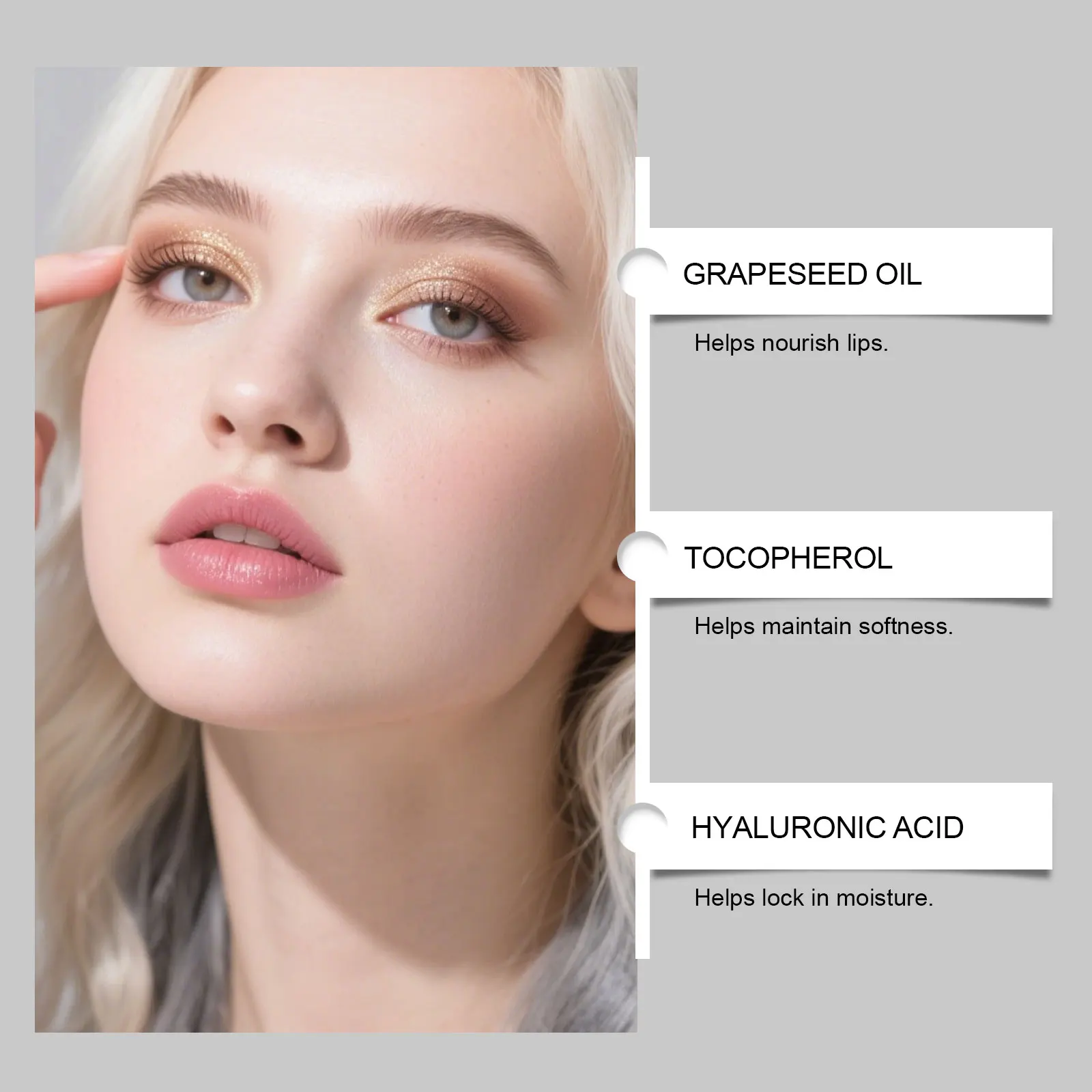 زيت شفاه مرطب طويل الأمد مقاوم للماء، عناية لطيفة، ترطيب وتغذية، شفاه ناعمة وممتلئة، زيت طبيعي للعناية بالشفاه