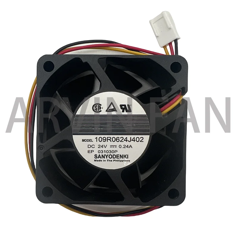 

109R0624J402 6025 24V 0.24A 6cm Cooling Fan