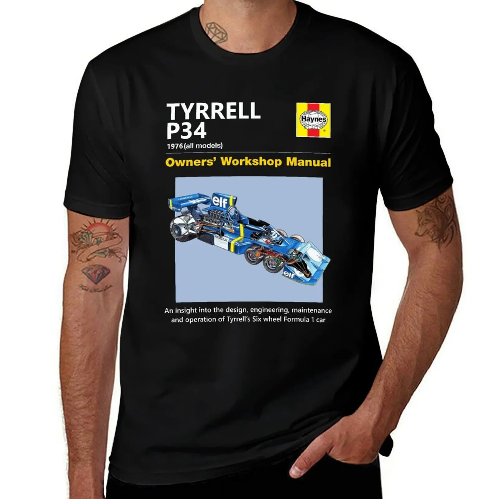 Tyrrell P34 T-Shirt graphic tee shirt graphics heavyweight t shirts for men