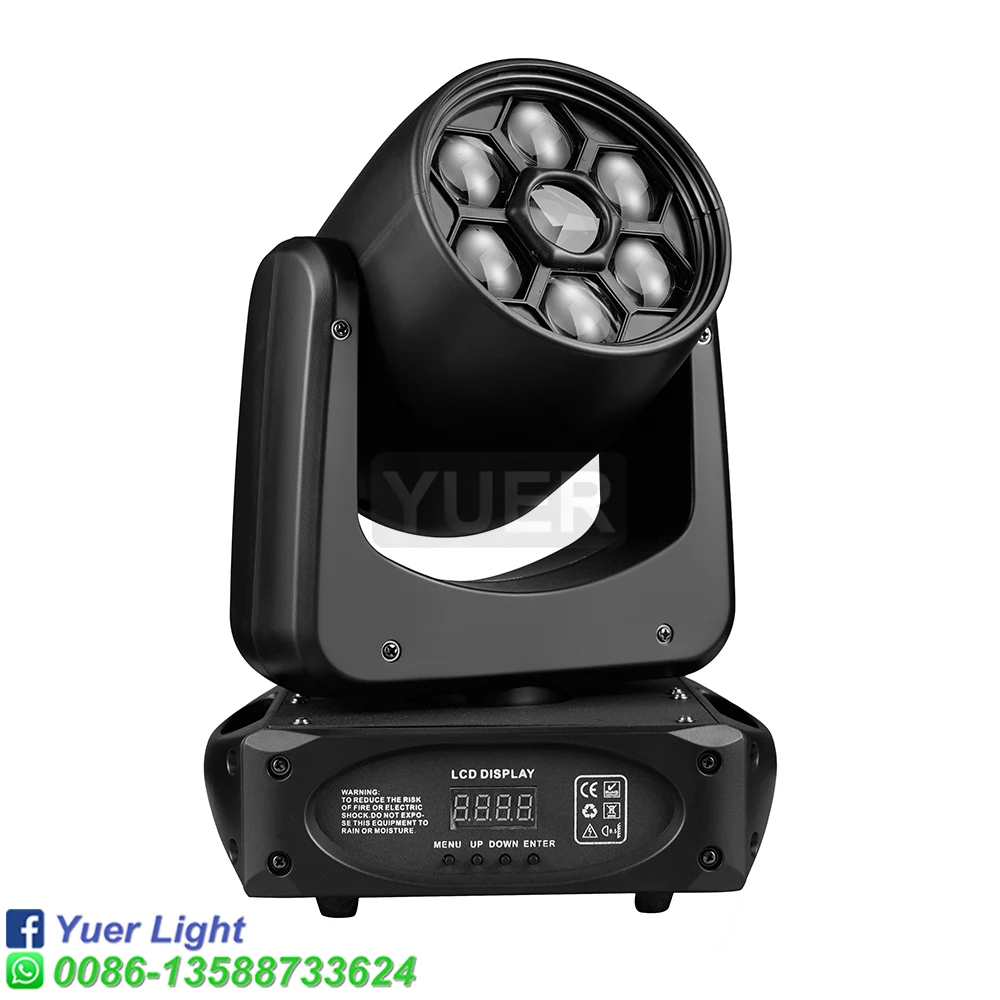 Imagem -02 - Bee Eye Moving Led Spot Light e Gobo Lados Prisma Controlador Dmx Moving Spotlight Disco dj Party Light Novo 150w