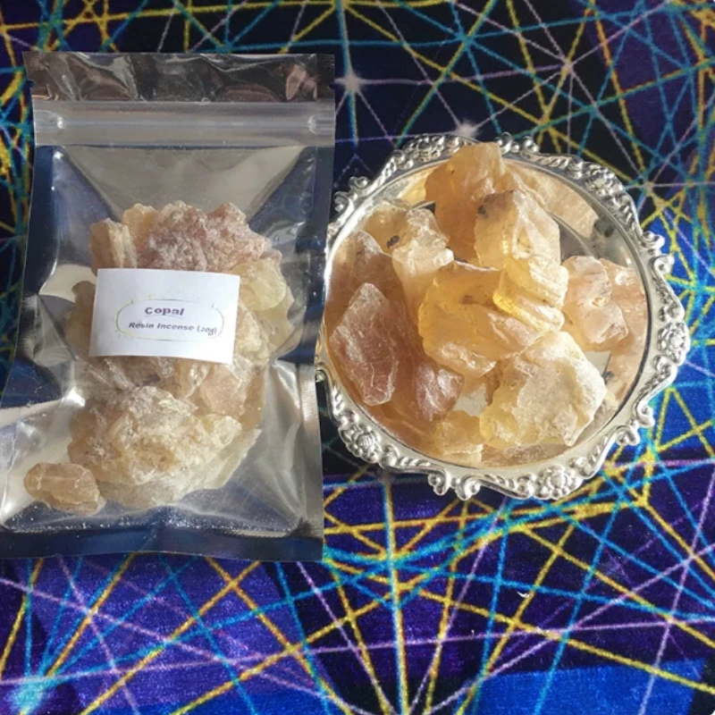 Copal Resin Incense, Used for Cleaning, Meditation, Yoga, Home Aromatherapy, Soothing, Purifying The Air, Manila Copal Resin