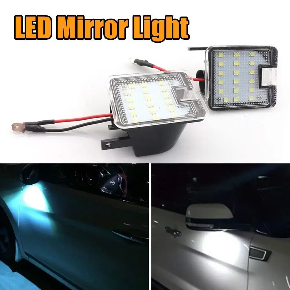 

2PCS LED License Plate Light For Mondeo Kuga Focus High Brightness White 12V CANbus Error Free Number Plate Lamp Car Accessories
