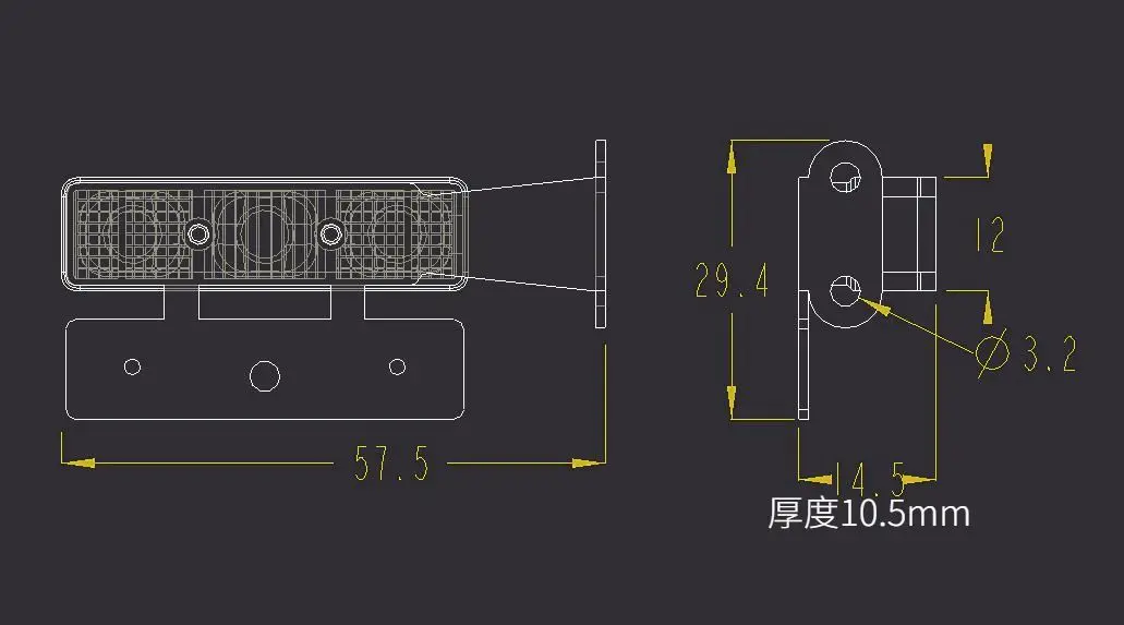 Mud Head Metal Warning Light for Tamiya 1/14 RC Truck Trailer Dump Truck Scania 770S R620 Actros 3363 Volvo MAN Upgrade Parts