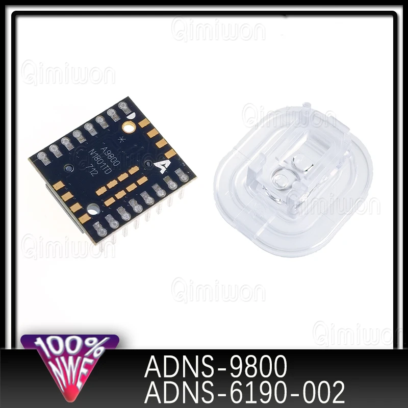 IN STOCK 1 set~5 set/LOT ADNS-9800 + ADNS-6190-002 A9800 DIP16sensor with new Optical lens NEW&ORIGINAL ADNS9800