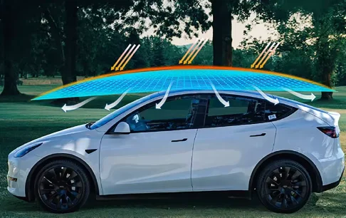 Automatic Car Parasol Remote Control Intelligent Mobile Carport Summer Sun Protection Folding Canopy Roof Umbrella Canopy