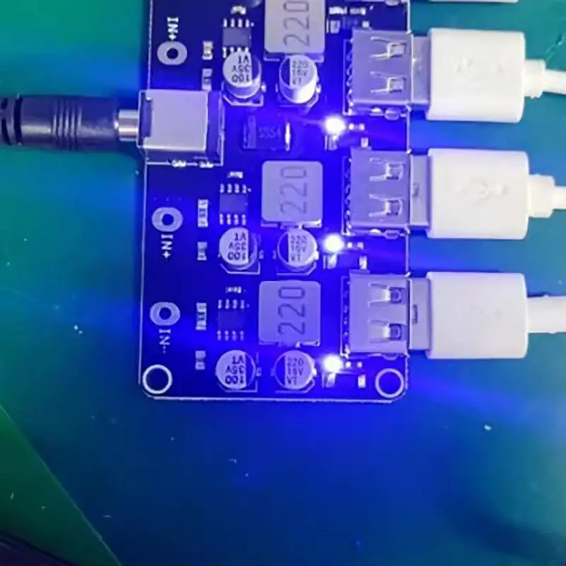 

4PORT USB Converter USB QC3.0 QC2.0 USB DOWN CONVERTER FAST & EPECITICAL Зарядка HX5E