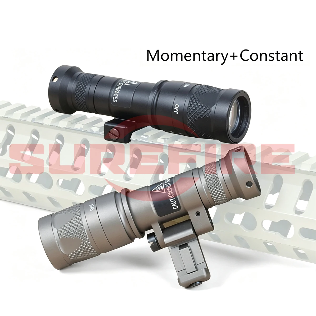Tactical M LOK Surefire M640 M340 DF M600 SF Flashlight M340V LED Scout Light 20mm Picatinny Rail Mount Airsoft Hunting Lamp