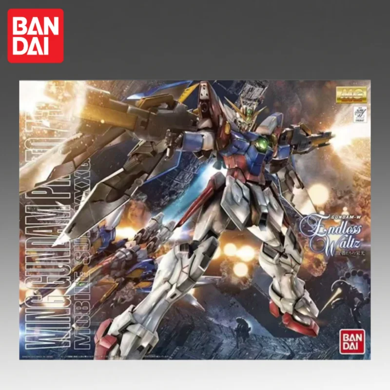 

In Stock Bandai Original Mg 1/100 Mg-gundam Wing Gundam Zero Ew Action Figure Model Doll Brand New Boxed Anime Characters Toys
