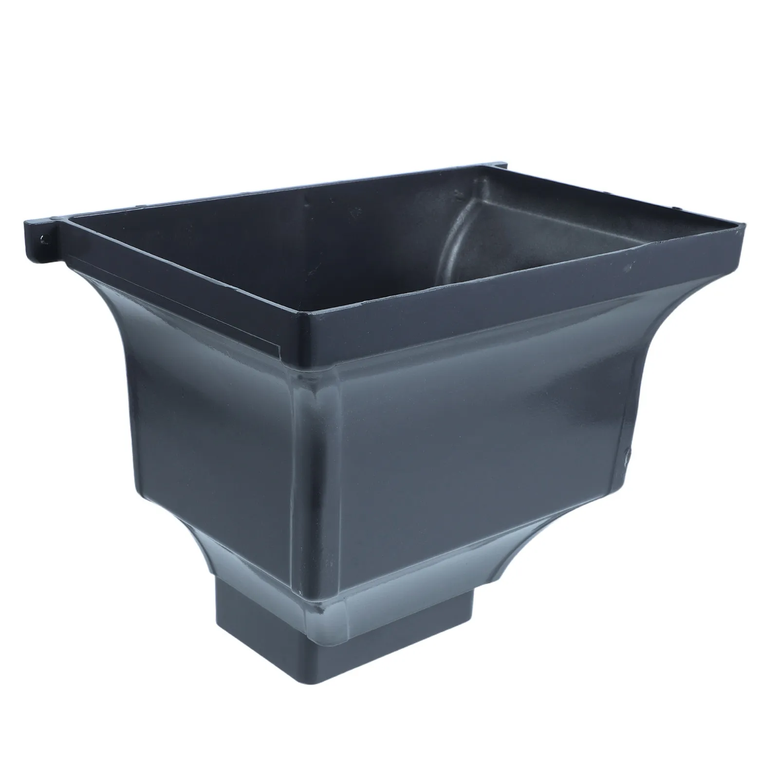 Aluminum Alloy Roof Rainwater Collector Grey 30.00x22.00x18.00cm Downspout Adapter Gutter Splash Guard for Rain Gutter Parts