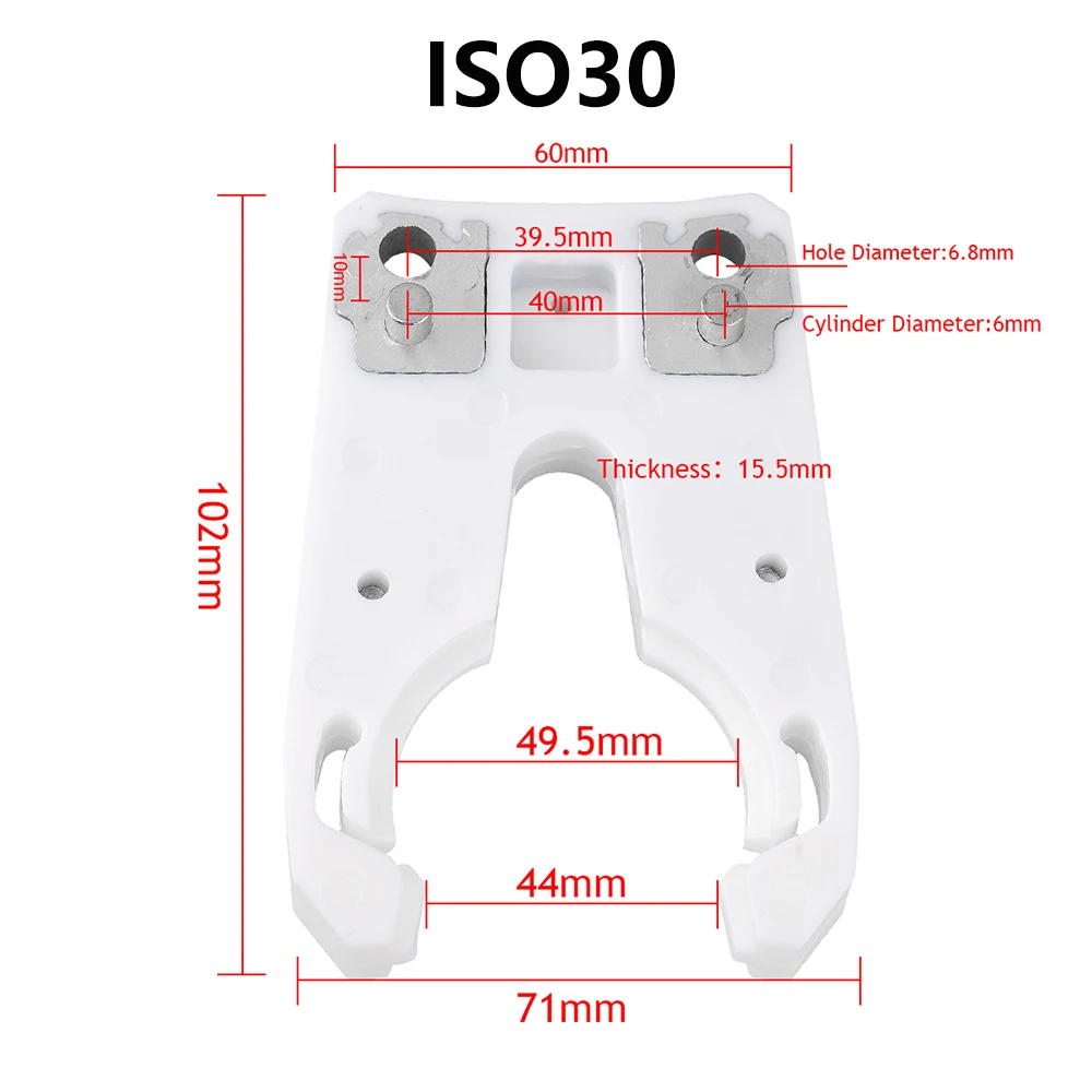 1 PC Clamp Tool Holder HSK63F ISO30 ISO20 CNC Tool Holder Automatic Milling Cutter Change Turn cutter Claw Spindle Tool Holder