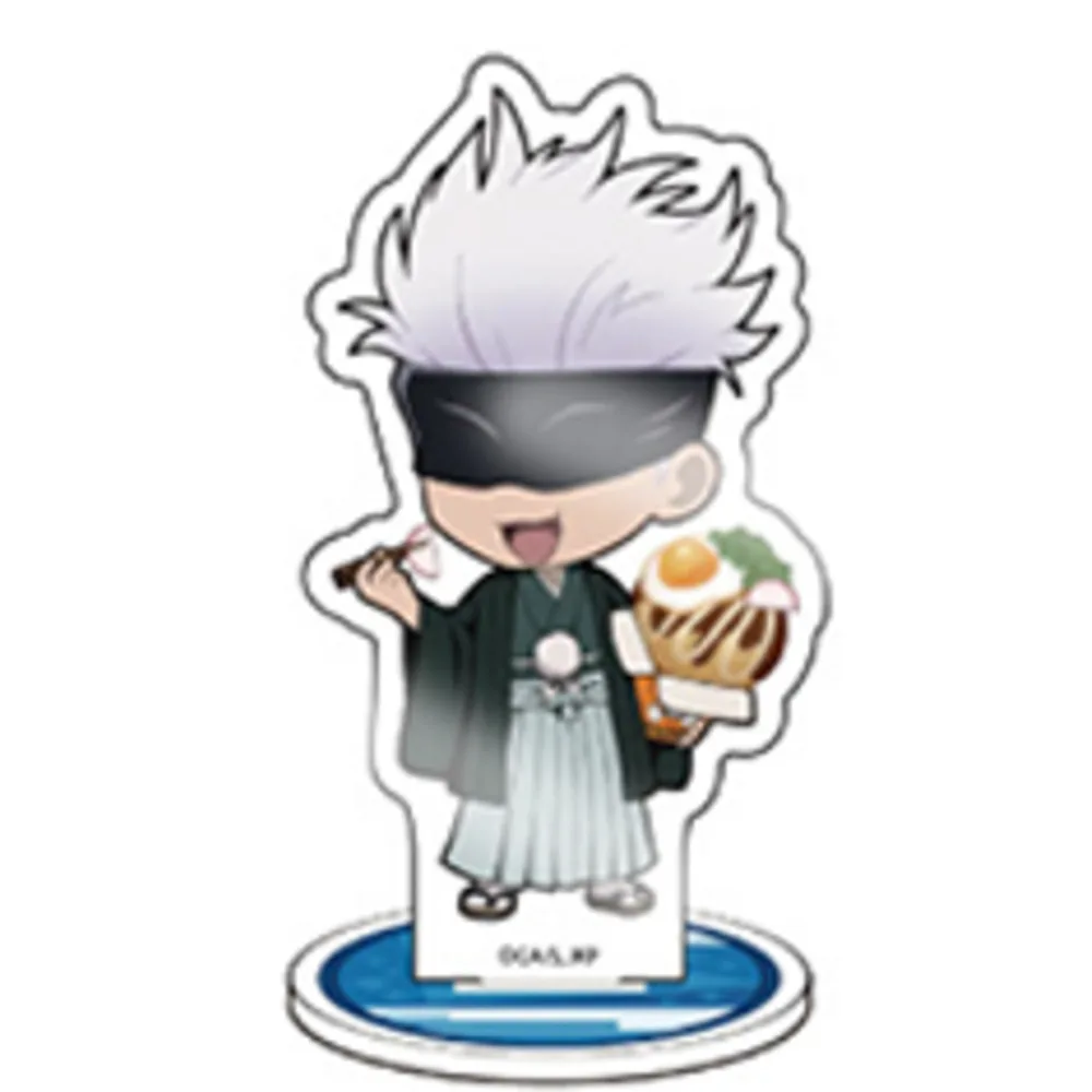 Game Satoru Gojo Nobara Kugisaki Megumi Fushiguro Acrylic Stand Doll Anime Yuji Itadori Mini Figure Model Cosplay Toy For Gift