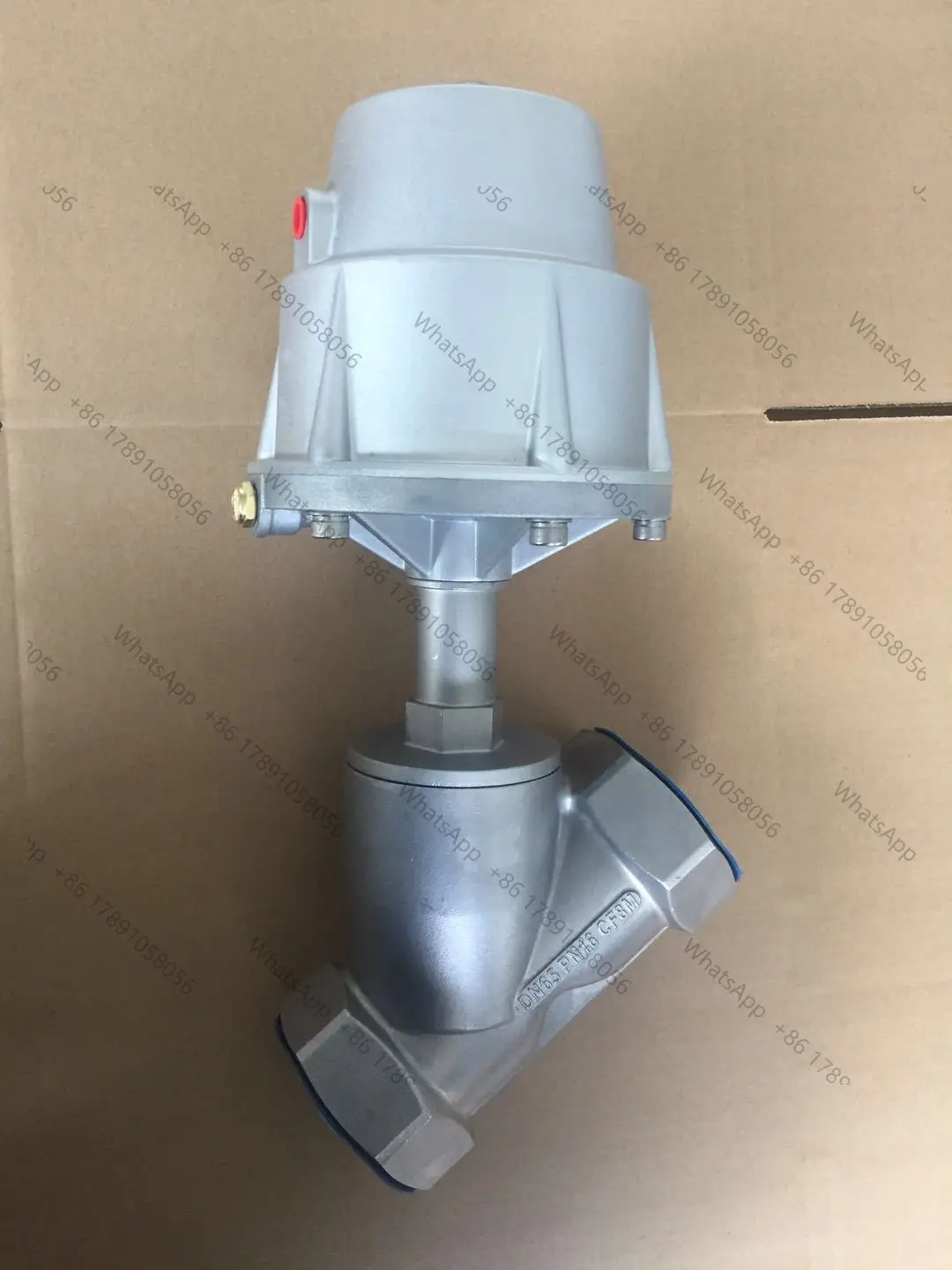 PNEUMATIC SS304 SANITARY ANGLE SEAT VALVE With TRI CLAMP FITTING