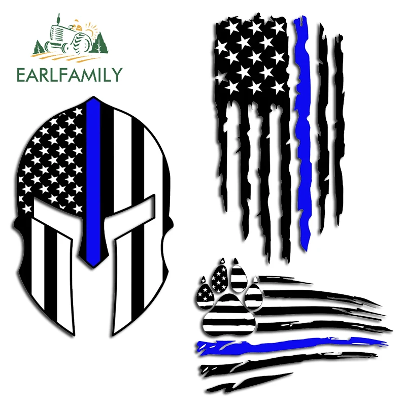 EARLFAMILY 13cm We The People American Black Flag Usa Car Stickers Personality Waterproof Decal Windows Trunk Caravan Car Goods