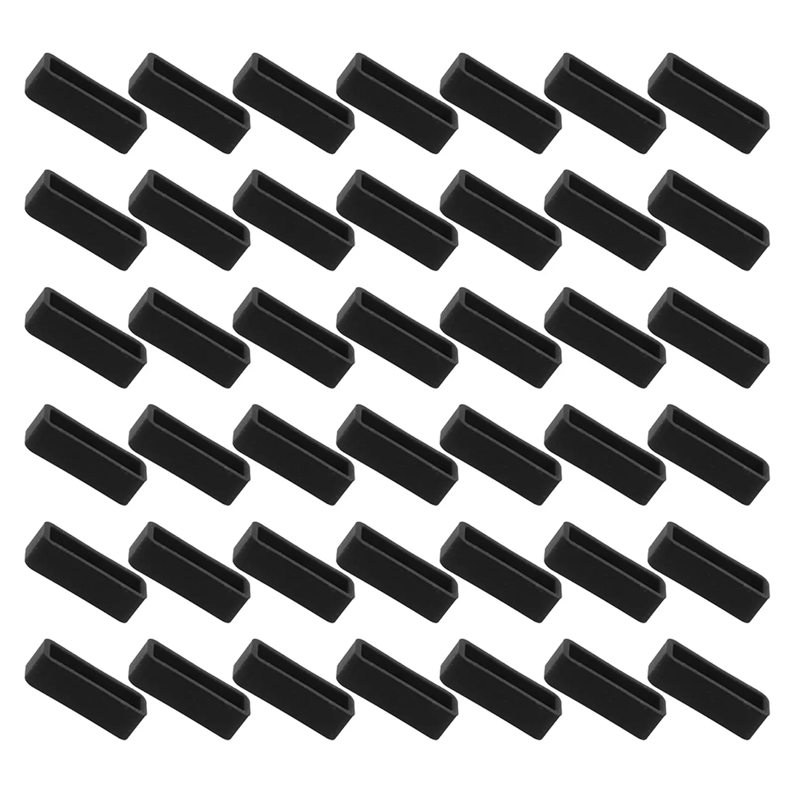 50Pcs 22Mm Watch Band Loop Replacement Silicone Anti-Slip Retainers for Fitness Outdoor Activities Sweat Resistant Elastic Clips