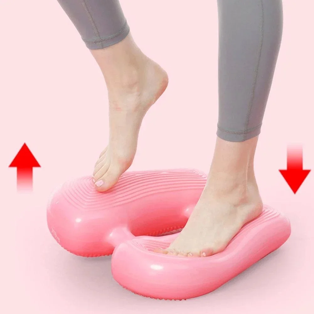 Aerobic Exercise Air Cushion for Aerobic Exercise, PVC Inflatable Stepper Home Fitness Training Balance, Gym Tools and Equipment