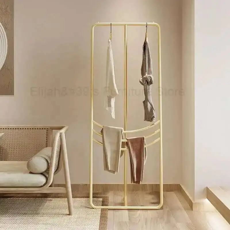 

Coat Rack Living Room Storage Metal Standing Floor Clothes Hanger Modern Entrance Hall Bedroom Guarda Roupa Furniture for Home