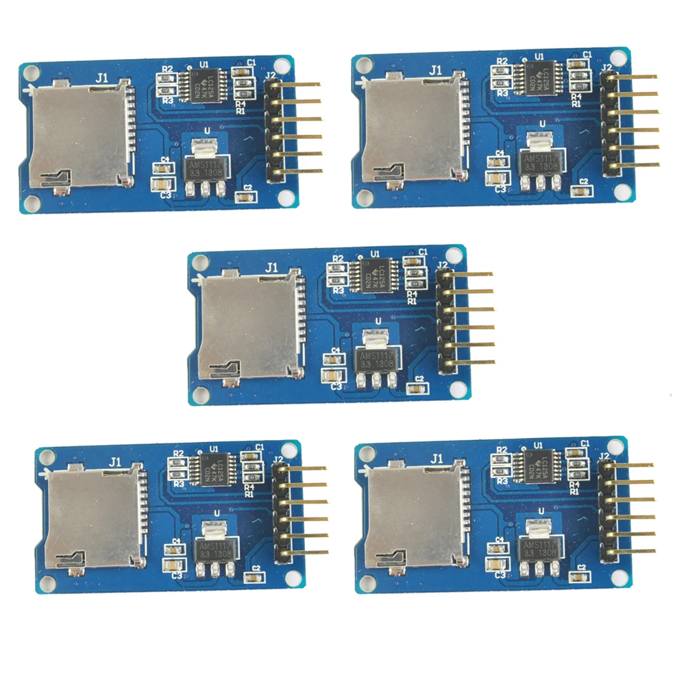 Módulo de tarjeta Micro SD lector de tarjetas TF Sensor escritor + Cable Dupont 40P macho a hembra para Arduino Mega2560 Nano ESP32