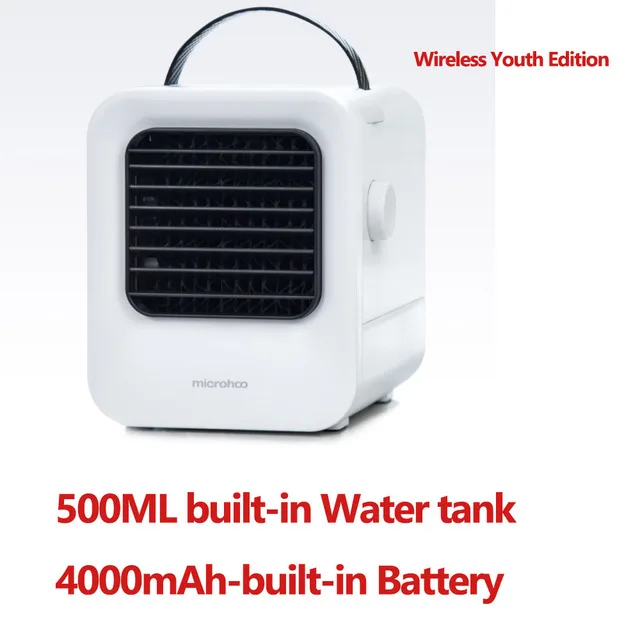 Youpin Microhoo-miniaire acondicionado 3 en 1, ventilador de refrigeración por agua, temporizador de pantalla táctil, enfriador Artic, humidificador, ventilador sin aspas