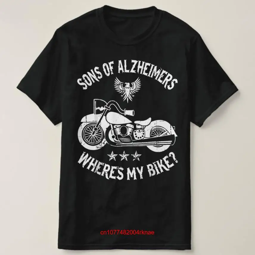 Biker Söhne Alzheimer wheres mein Fahrrad T-Shirt lange oder kurze Ärmel