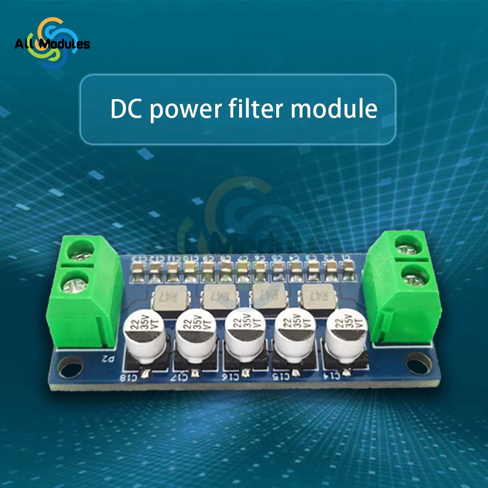 DC 0-35V Power Filter Module Low Pass Filter Bass Subwoofer Preamp Amplifier Board Audio Decoder Board Single Power Supply