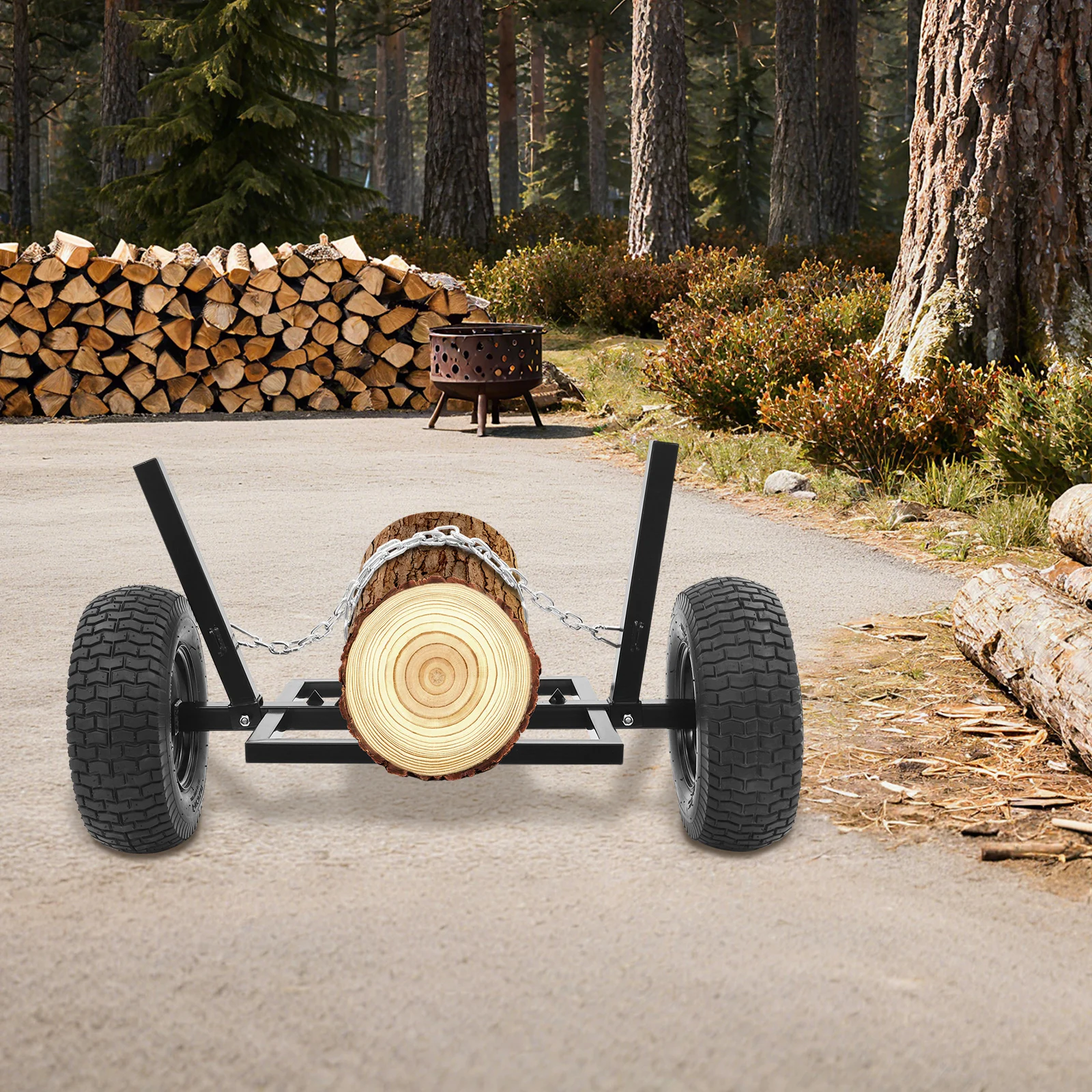 

Сверхмощный прицеп, движущаяся тележка, грузоподъемность 1600 фунтов для квадроциклов и UTV, противоскользящая арка для квадроциклов, для коммерческого транспортировки по дереву