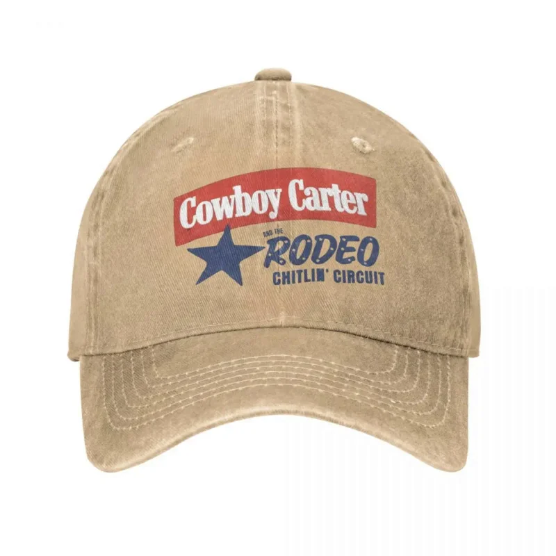 Y2K Classic 2024 New Album Cowboy Carter Beyonce Trucker Unisex Style Distressed Washed Nakrycia głowy Treningi na świeżym powietrzu Prezent Czapki Kapelusz