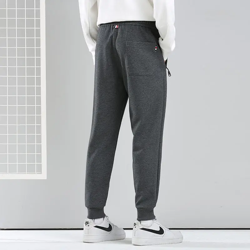 メンズトレンディナインクロストップスポーツスリーパーピュアコットンカジュアルパンツ