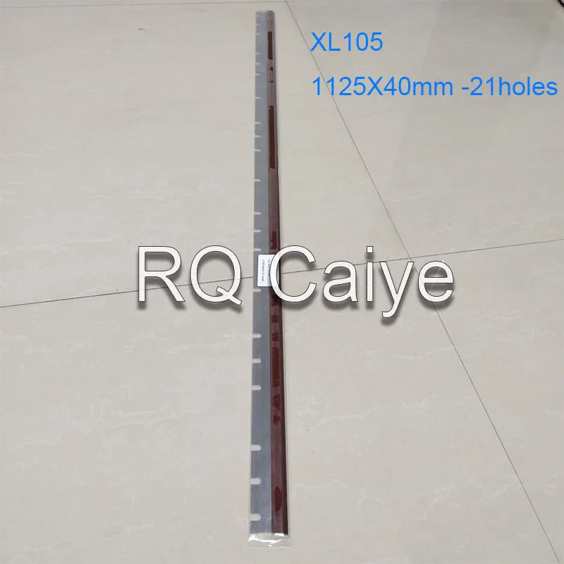 1Piece Polyurethane XL105 Wash Up Blade F2.010.405 With 21 holes 1125X40X0.5mm for Heidelberg Printing Machine Parts
