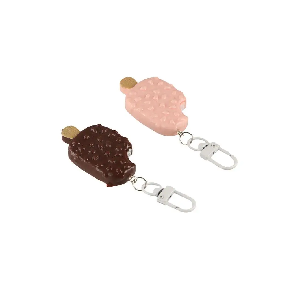 Bag Pendant Chocolate Ice Cream Keychain Car Keychains Charms Simulation Food Keychain Jewelry Accessories Resin Keychain Couple