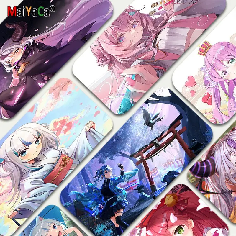 Sexy Cartoon Hololive Large XXL Keyboard Mat Table Mat Students Gamer Desktop Mousepad Gaming Mouse Pad for PC Gamer Mousemat