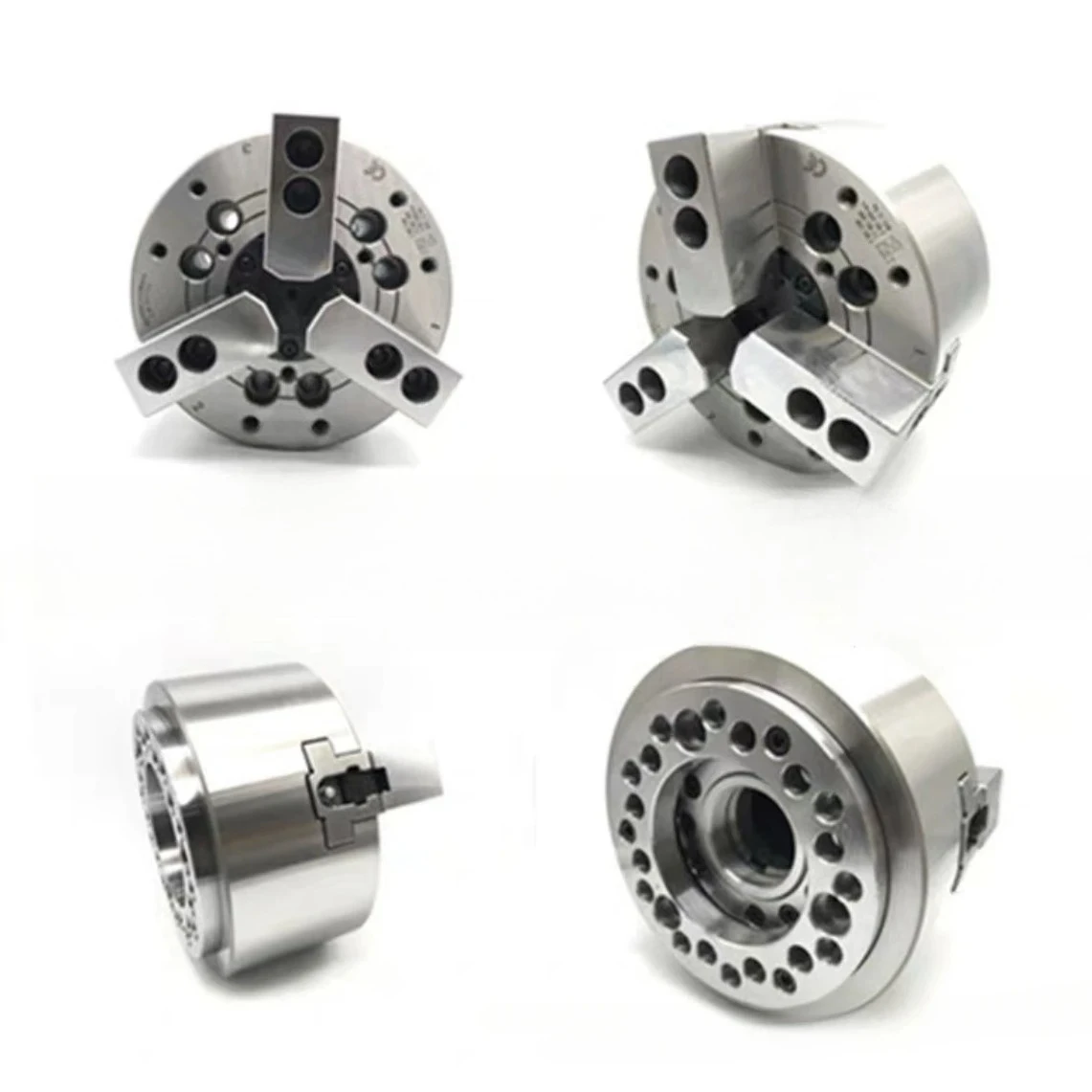 3-Jaw through Hole 52mm Hydraulic Chuck, 8-Inch Speed Hollow Steel Mass Dynamic Chuck