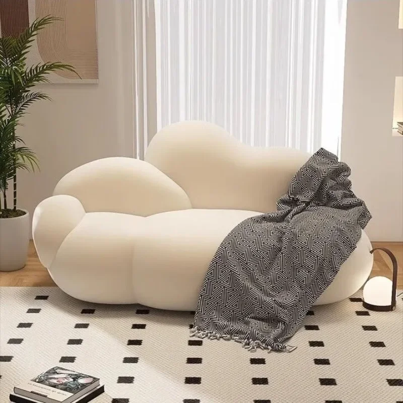 Lazy sofa ins wind small apartment cloud sofa is preferably scratch-resistant and wear-resistant cat claws