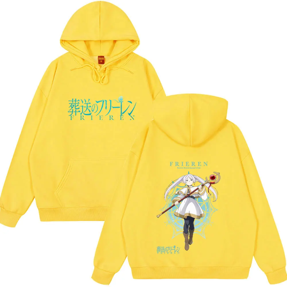 Vintage Wear Anime Frieren: Beyond Journey's End Frieren Grafik-Tops für Männer und Frauen, modische Langarm-Shirts, lässige Streetwear, lustige Oberteile – Detail 15