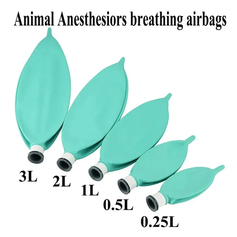 Animal Machine Non Latex Simulated Lung Air Storage Breathing Bag Anesthesia Respiratory Circuit
