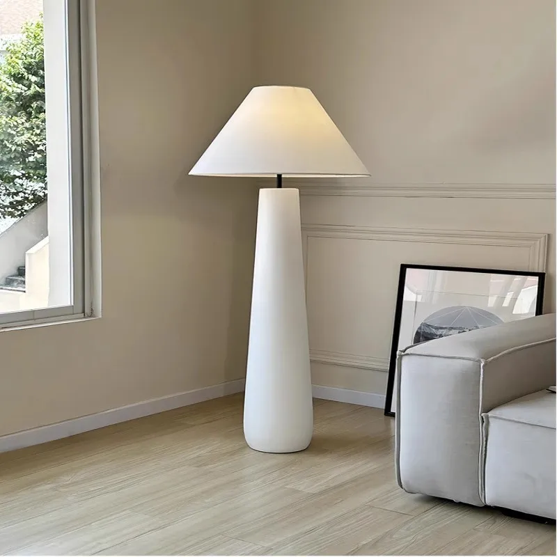 Medieval style mushroom floor lamp Nordic simple cream style standing lamp living room sofa lamp