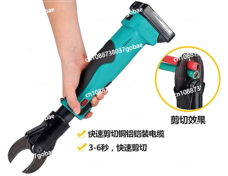 Charging small portable cable shears hydraulic lithium battery scissors opening