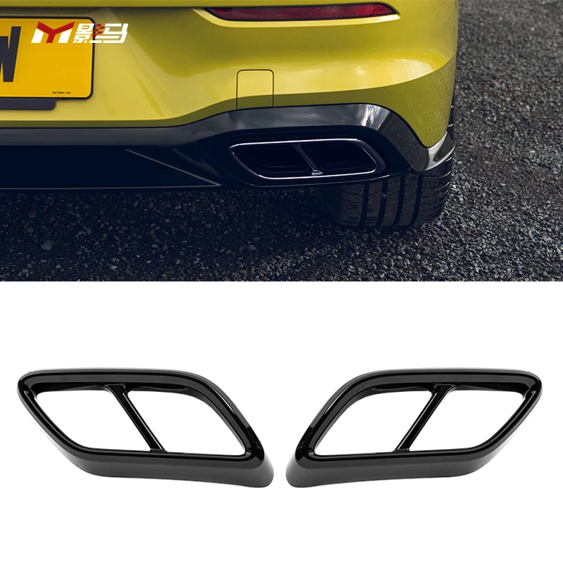 Hot Sell Car Rear Bumper Diffuser Lip r-line style Accessories Lip Glossy Black For VW golf 8 mk8 2021 2022 2023