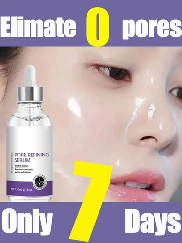 Suero reductor de poros, eliminación de poros grandes, estiramiento de poros faciales, minimizando la esencia, cuidado de la piel, belleza, piel firme
