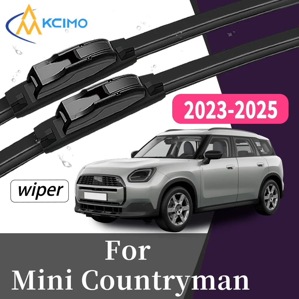 

All-Weather Wear-Resistant Front Windscreen Wiper Blades For Mini Countryman U25 2023-2025 High Quality Windshield kit 2Pcs