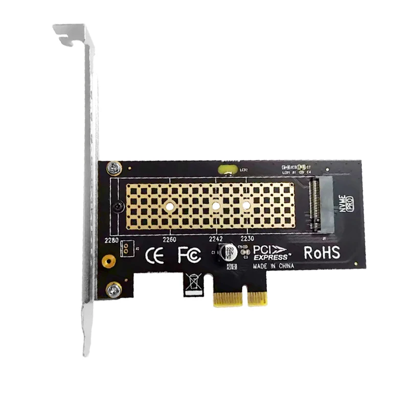 NVME do PCIE 4.0 X1 karta rozszerzenia Riser M.2 M klucz do PCI Express 1x1 GEN4 16Gbps wspornik adaptera 2230 2242 2260 2280 M2 NVME SSD