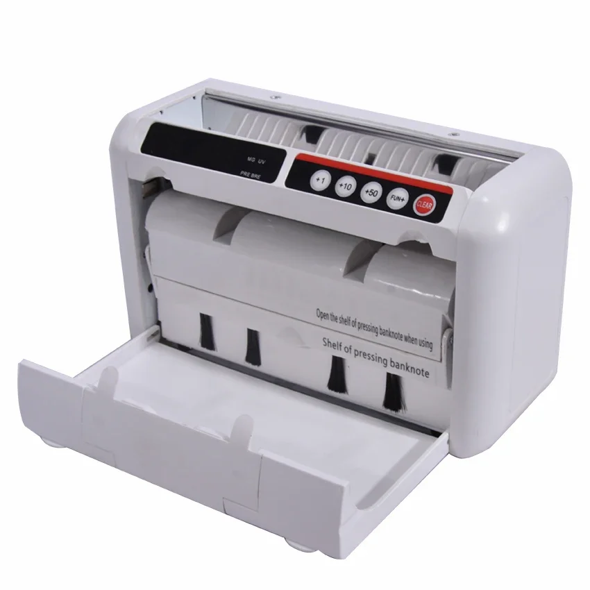 Detector de billetes falsos, contador de billetes para la mayoría de las monedas, máquina contadora de efectivo, 110V/220V