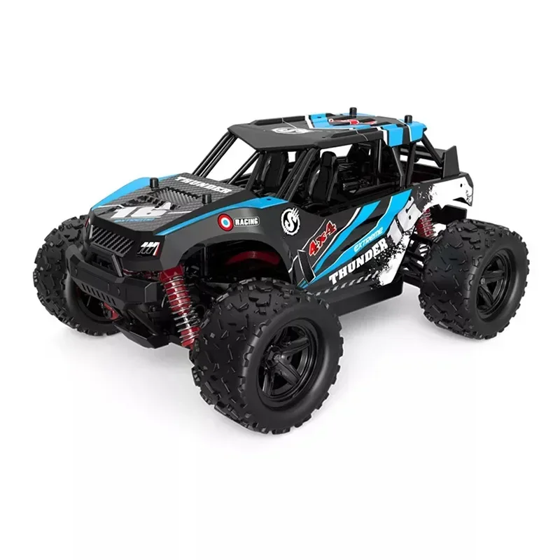 1:18 4WD RC Car With LED Lights 2.4G Radio Remote Control Car Drift Off-Road Driftmonster Trucks Toys for Boys Christmas gift