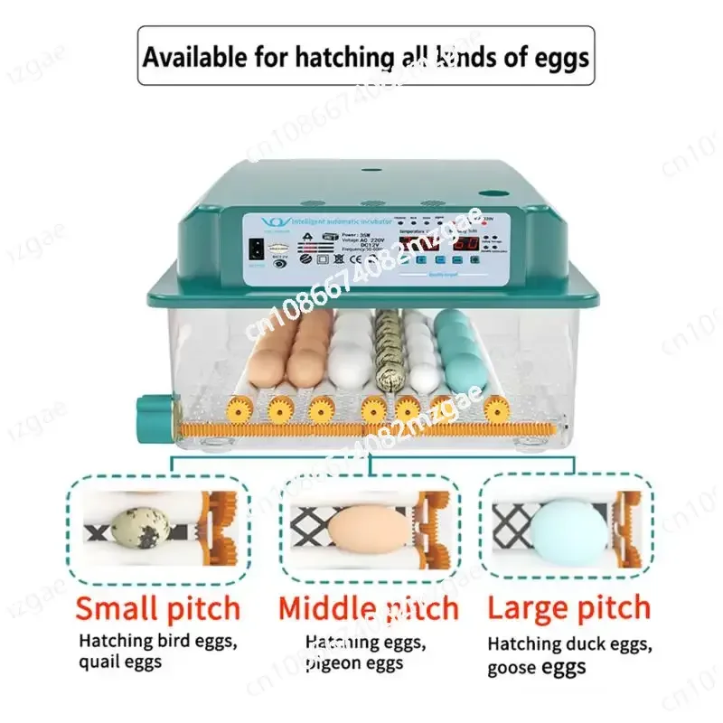 

Малый домашний инкубатор: полностью автоматическая умная машина для выведения яиц (для цыплят и перепелов), инкубационный шкаф для куриных яиц
