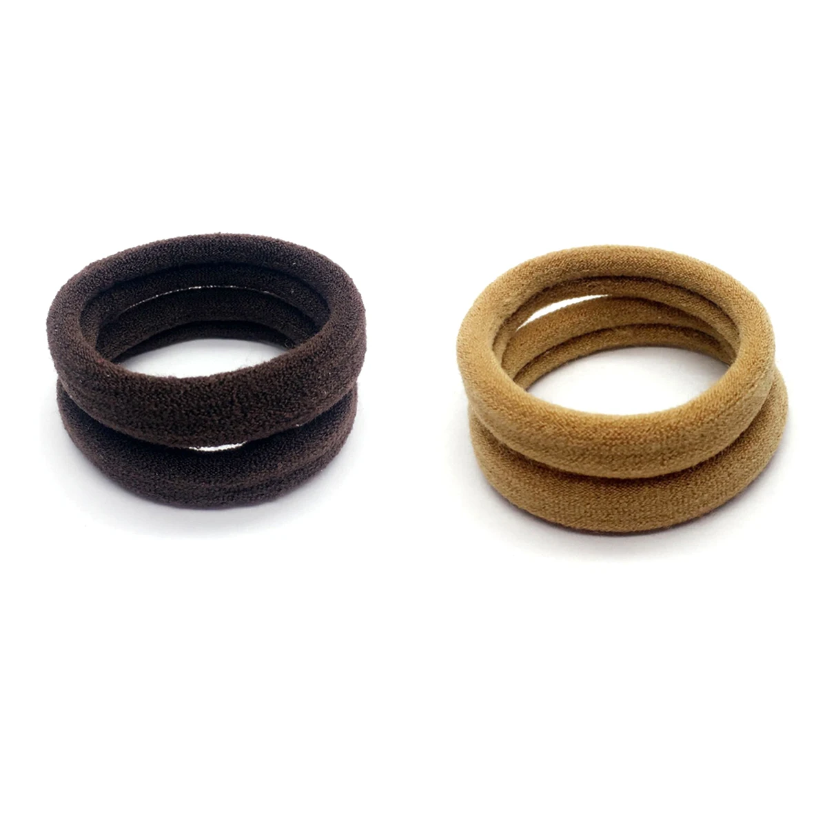 

100 Pcs Ties Elastic Ponytail Holder Rope Towel Ring Gentle Free Stretchy Perfect Curly Long Short Hair
