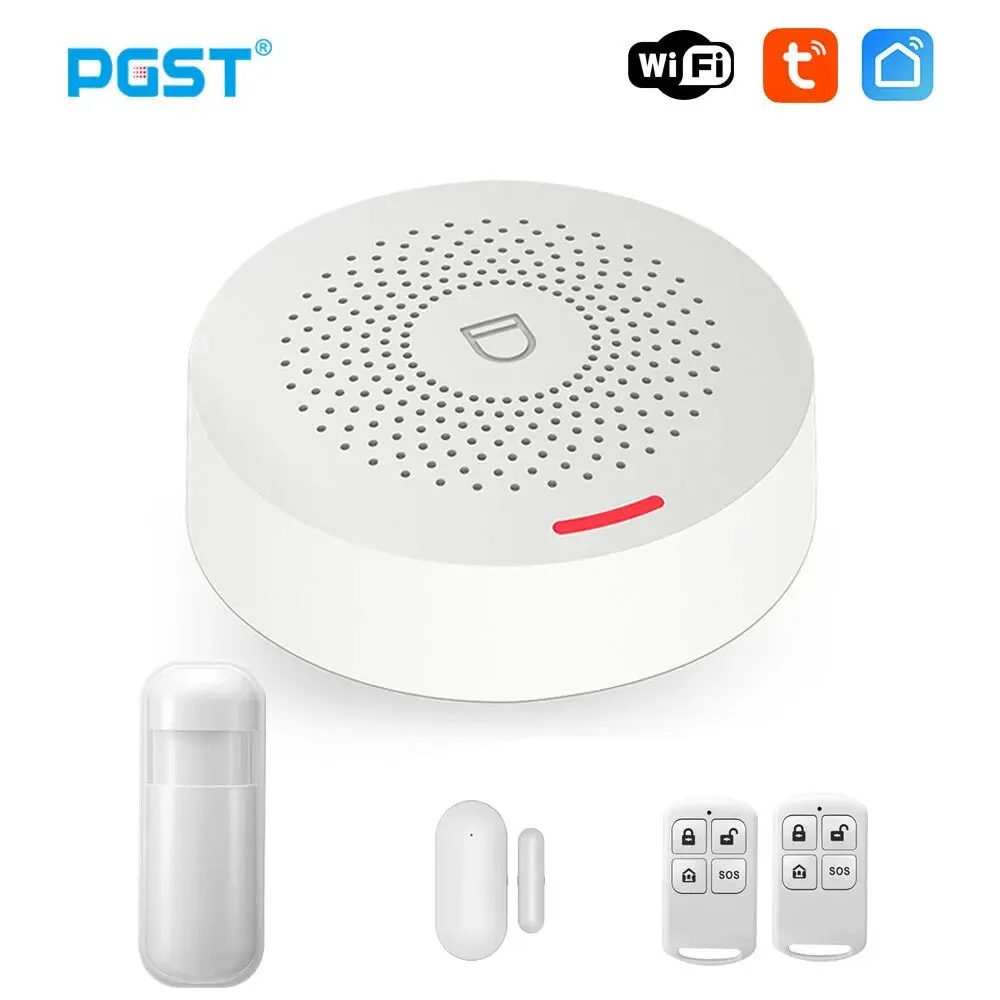 Tuya-Wireless Home Alarm System, alarme de segurança contra roubo, Smart Life App Controle, Wi-Fi, 433MHz