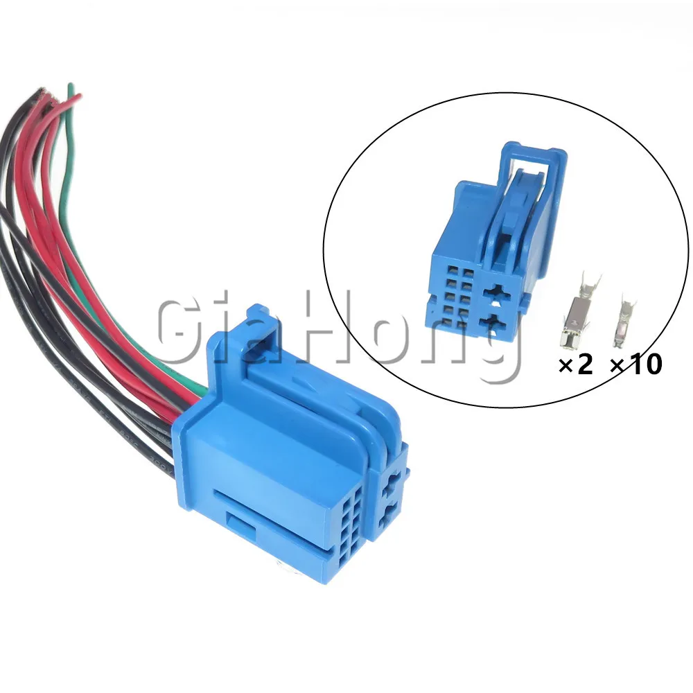 1 Set 12 Ways AC Assembly Automobile Parts Car Replacement Unsealed Plug Composite Connector Car Electric Cable Socket